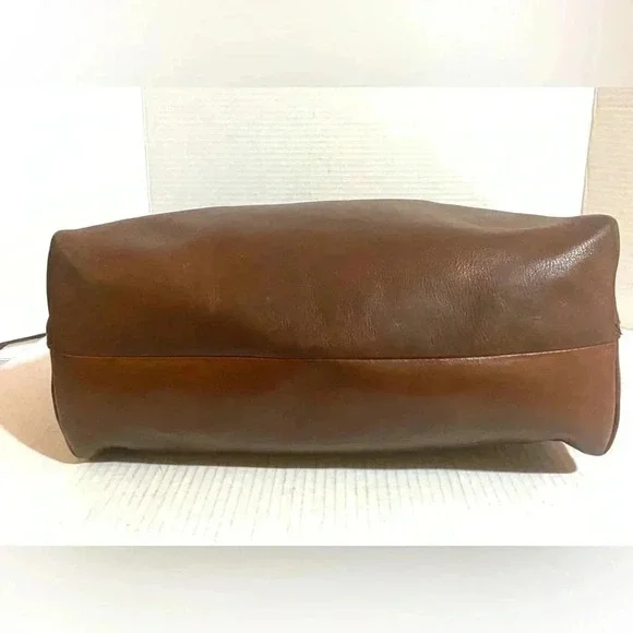 Madewell vintage brown distressed tote bag